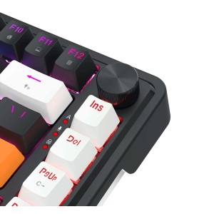 کیبورد گیمینگ مکانیکال با سیم ردراگون مدل Landshaker K714 WBO RGB